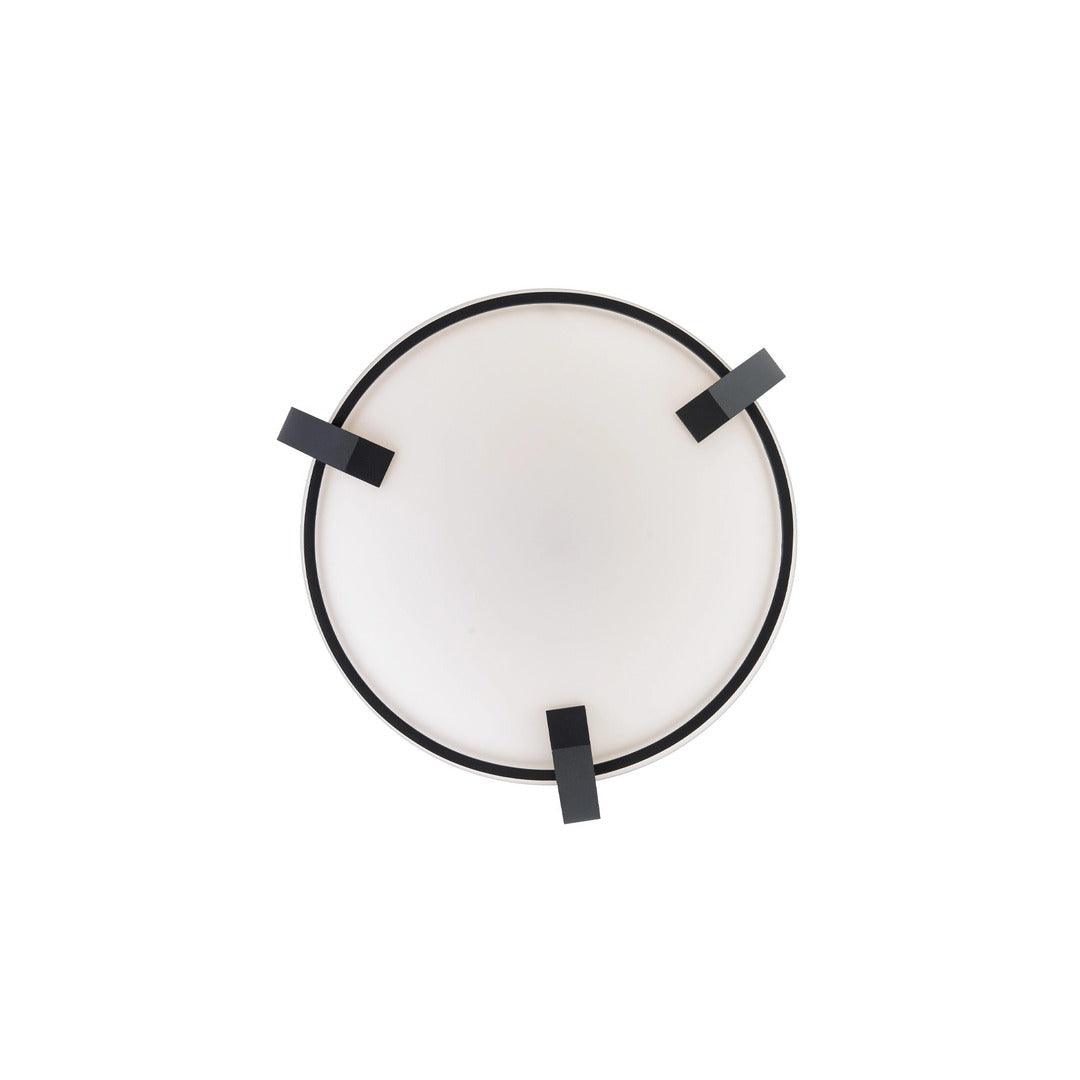 LED Aluminum Frame with Blown Opal Glass Diffuser Outdoor Flush Mount - LV LIGHTING