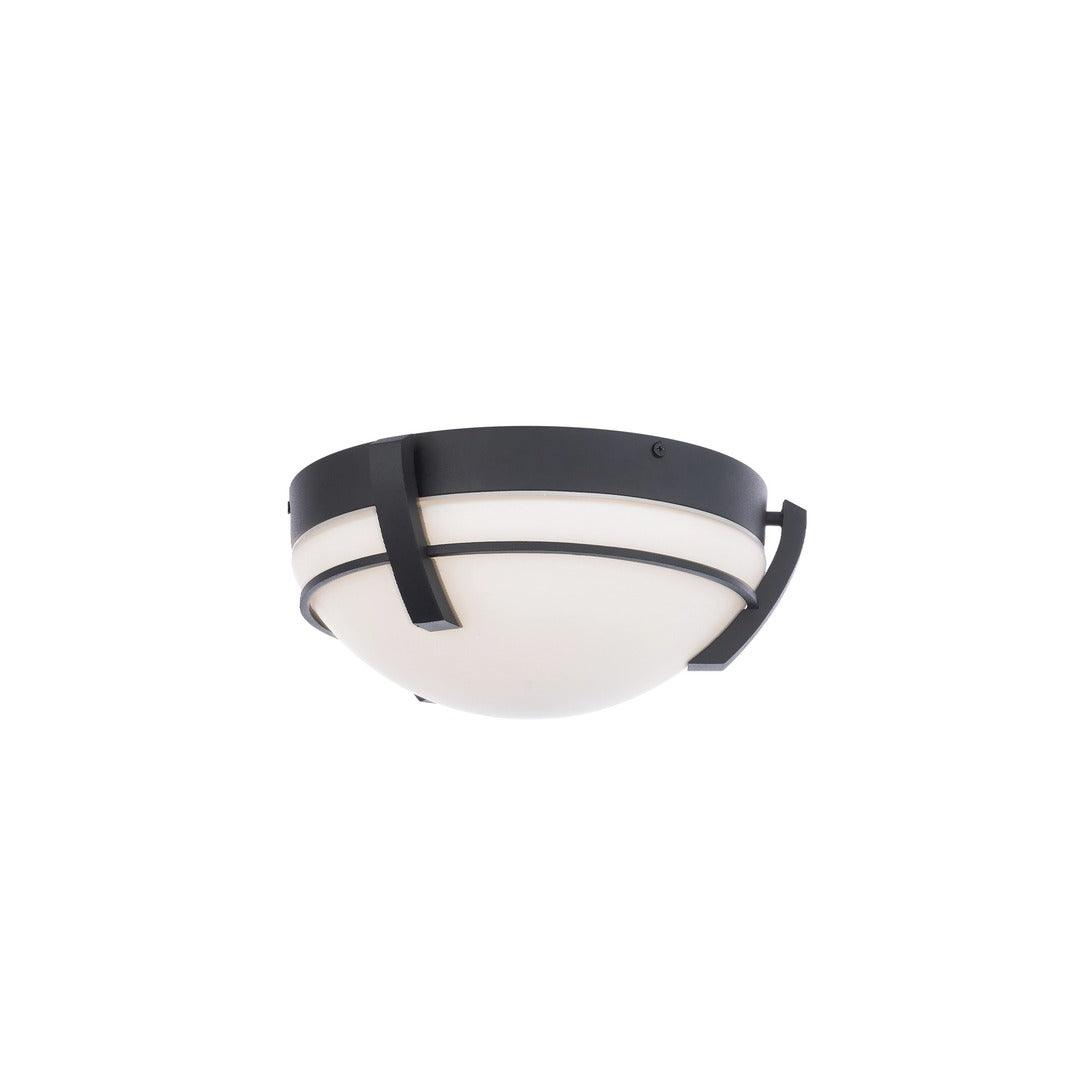 LED Aluminum Frame with Blown Opal Glass Diffuser Outdoor Flush Mount - LV LIGHTING
