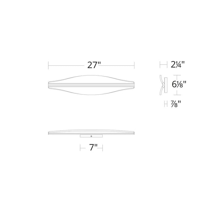 LED Aluminum Frame with Acrylic Diffuser Vanity Light - LV LIGHTING
