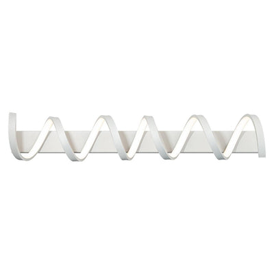 LED Aluminum Curl Frame with Silicone Diffuser Vanity Light - LV LIGHTING
