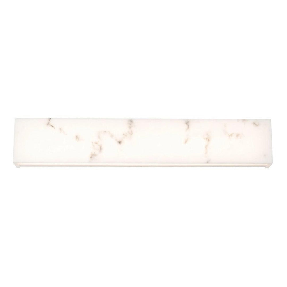 LED Aluminum Frame with Faux Alabster Diffuser Vanity Light - LV LIGHTING
