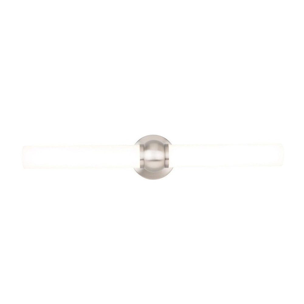 LED Aluminum Frame with Cylindrical Glass Diffuser Vanity Light - LV LIGHTING