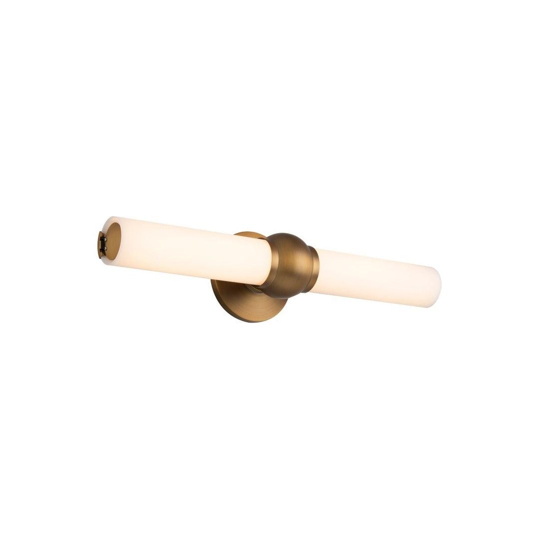 LED Aluminum Frame with Cylindrical Glass Diffuser Vanity Light - LV LIGHTING