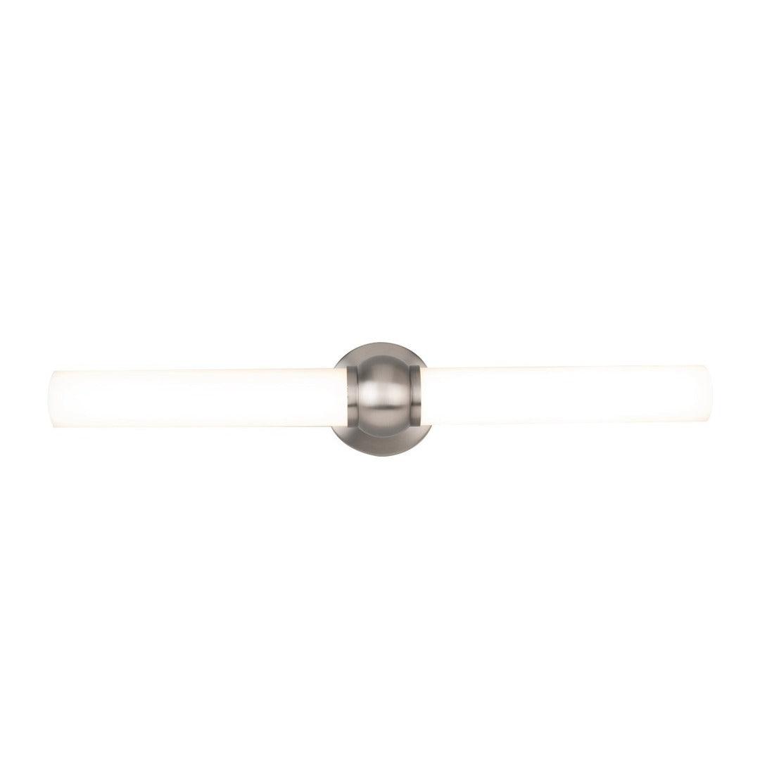 LED Aluminum Frame with Cylindrical Glass Diffuser Vanity Light - LV LIGHTING