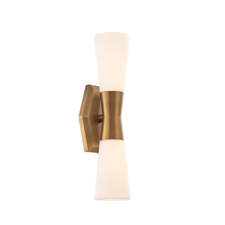 LED Aluminum Frame with Opal Glass Diffuser Wall Sconce - LV LIGHTING