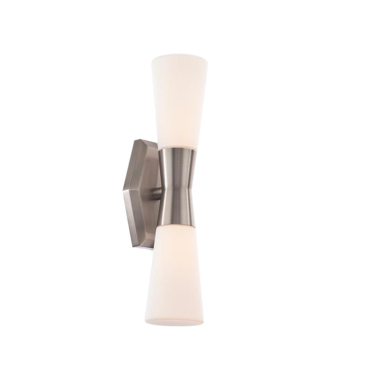 LED Aluminum Frame with Opal Glass Diffuser Wall Sconce - LV LIGHTING