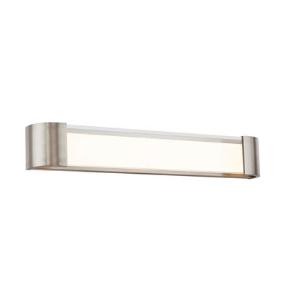 LED Aluminum Frame with Silk Screen Tempered Glass Diffuser Vanity Light - LV LIGHTING