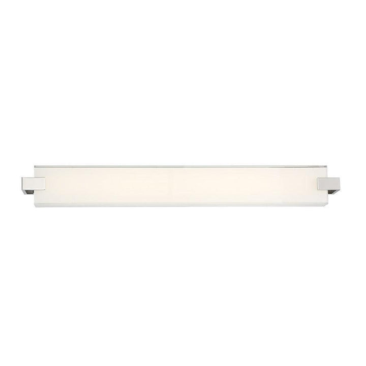 LED Aluminum Frame with Mitered Glass Diffuser Vanity Light - LV LIGHTING