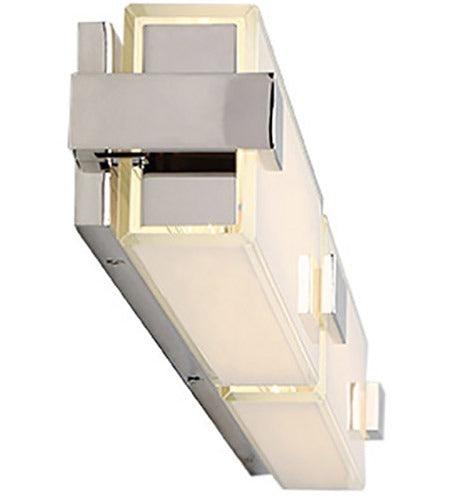 LED Aluminum Frame with Mitered Glass Diffuser Vanity Light - LV LIGHTING