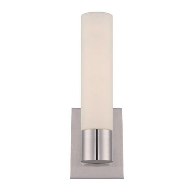 LED Aluminum Frame with Cylindrical Glass Diffuser Wall Sconce - LV LIGHTING