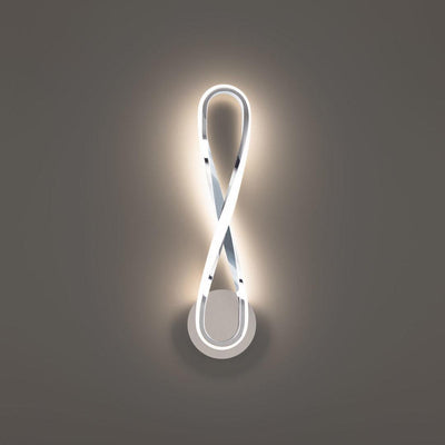 LED Aluminum Twisted Frame with Silicone Diffuser Color Changeable Wall Sconce - LV LIGHTING