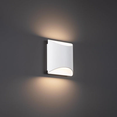 LED Aluminum Frame with Frosted Glass Diffuser Color Changeable Wall Sconce - LV LIGHTING