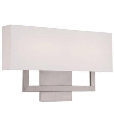 LED Aluminum Frame with Fabric Diffuser Wall Sconce - LV LIGHTING