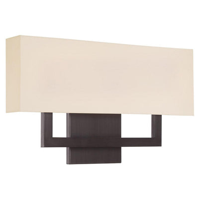 LED Aluminum Frame with Fabric Diffuser Wall Sconce - LV LIGHTING