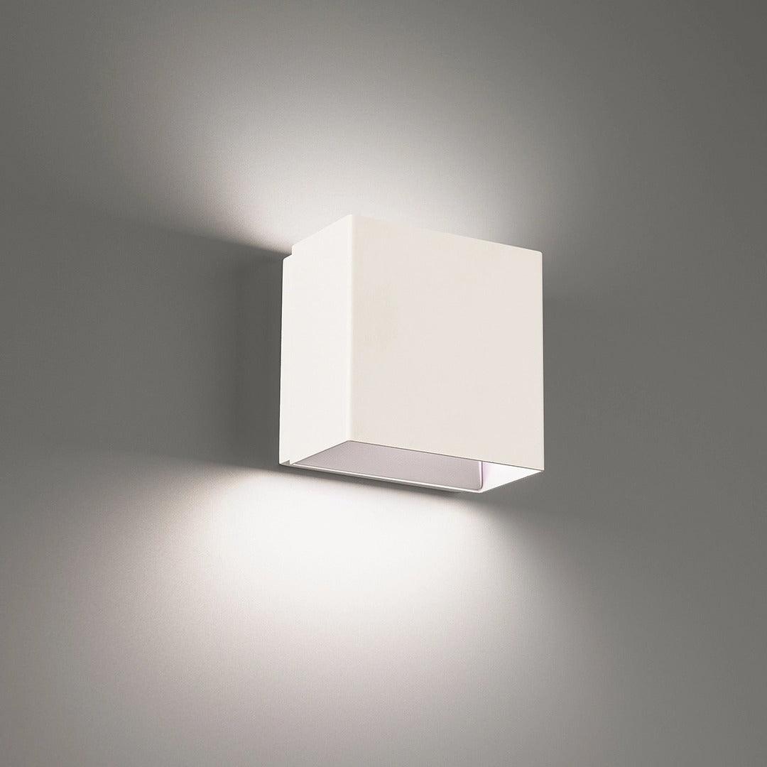 LED Steel Frame with Glass Diffuser Color Changeable Wall Sconce - LV LIGHTING
