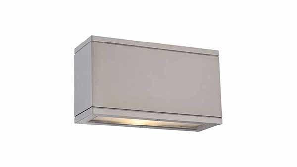 LED Aluminum Rectangular Frame with Acrylic Diffuser Outdoor Wall Sconce - LV LIGHTING