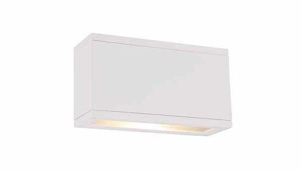 LED Aluminum Rectangular Frame with Acrylic Diffuser Outdoor Wall Sconce - LV LIGHTING