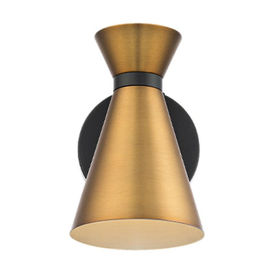 LED Black and Aged Brass Frame with Glass Diffuser Reading Light - LV LIGHTING