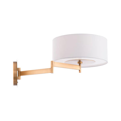LED Aluminum Adjustable Arm with Fabric Diffuser Wall Sconce - LV LIGHTING