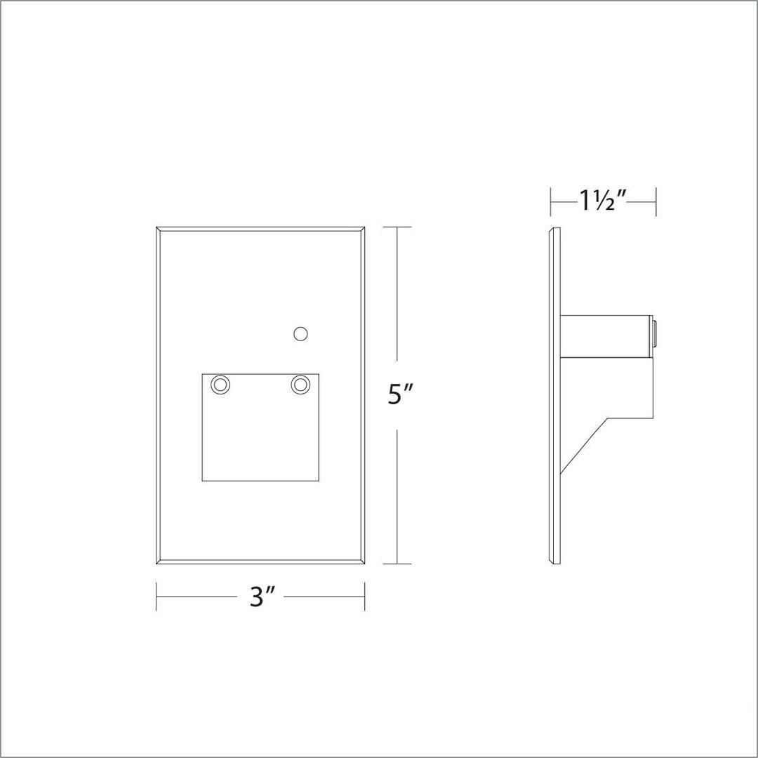 LED Aluminum Frame Photocell Step Light - LV LIGHTING