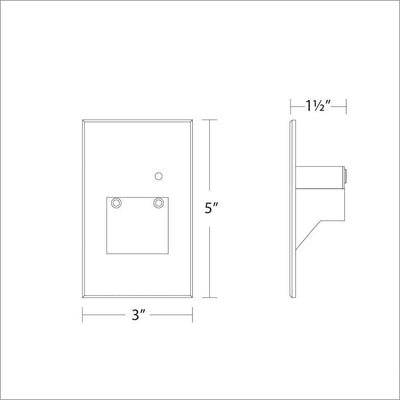 LED Aluminum Frame Photocell Step Light - LV LIGHTING