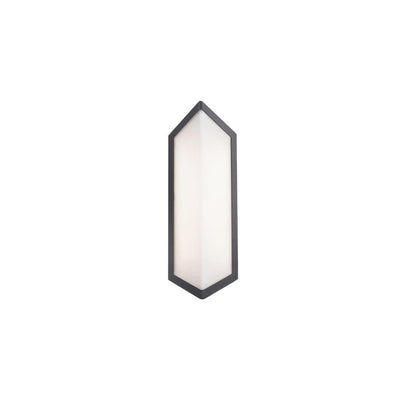 LED Aluminum Diamond Frame with Acrylic Diffuser Color Changeable Outdoor Wall Sconce - LV LIGHTING