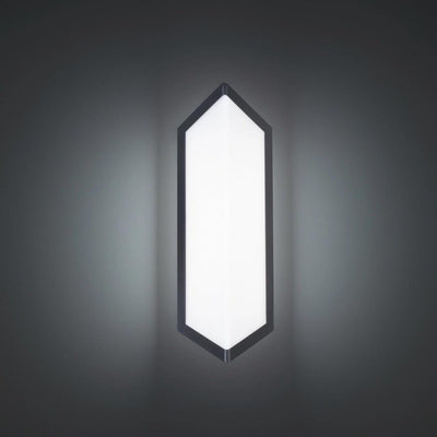 LED Aluminum Diamond Frame with Acrylic Diffuser Color Changeable Outdoor Wall Sconce - LV LIGHTING