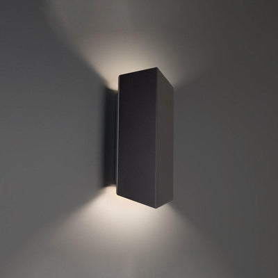 LED Black Aluminum Diamond Frame Color Changeable Outdoor Wall Sconce - LV LIGHTING