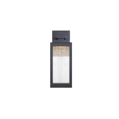 LED Aluminum Frame with Seedy Glass Shade Outdoor Wall Sconce - LV LIGHTING