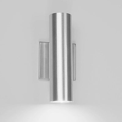 LED Cylindrical Aluminum Frame Outdoor Wall Sconce - LV LIGHTING