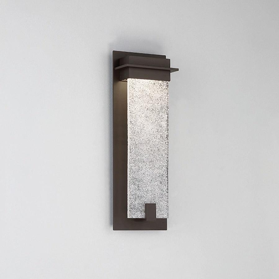 LED Bronze Aluminum Frame with Glass Diffuser Outdoor Wall Sconce - LV LIGHTING