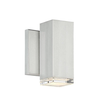 LED Aluminum Frame with Glass Diffuser Outdoor Wall Sconce - LV LIGHTING
