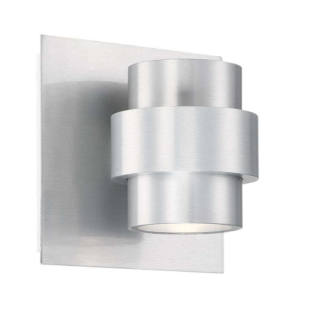 LED Brushed Aluminum Frame with Glass Lens Outdoor Wall Sconce - LV LIGHTING