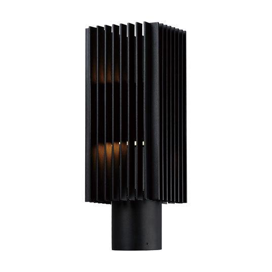 LED Black Aluminum Frame Outdoor Post Light - LV LIGHTING