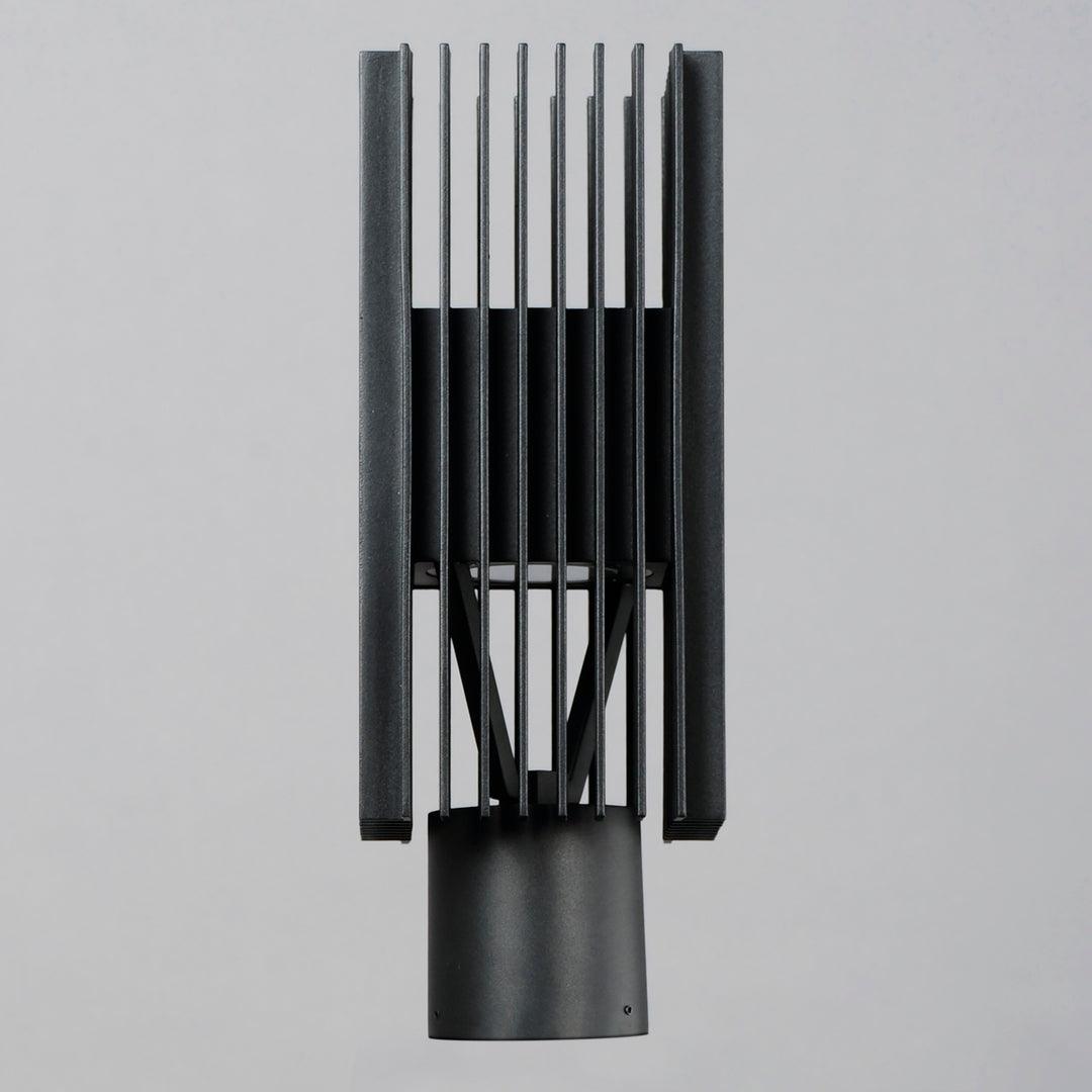 LED Black Aluminum Frame Outdoor Post Light - LV LIGHTING