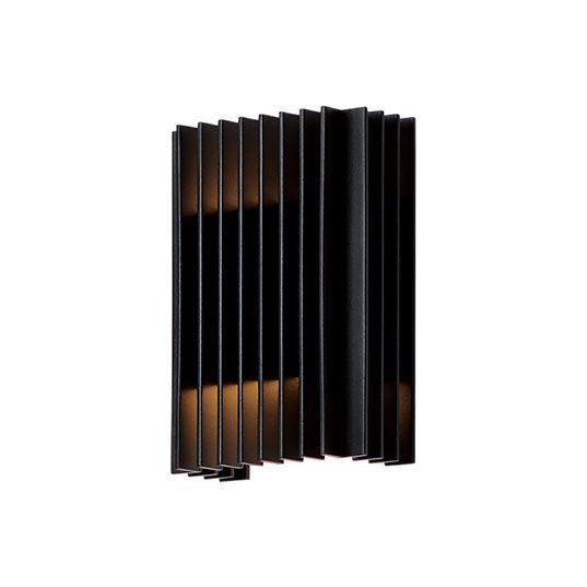 LED Black Aluminum Frame Outdoor Wall Sconce - LV LIGHTING