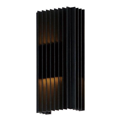 LED Black Aluminum Frame Outdoor Wall Sconce - LV LIGHTING