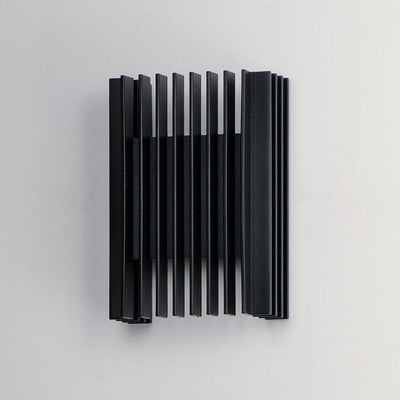 LED Black Aluminum Frame Outdoor Wall Sconce - LV LIGHTING