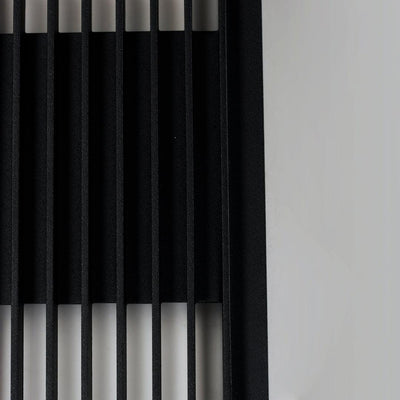 LED Black Aluminum Frame Outdoor Wall Sconce - LV LIGHTING