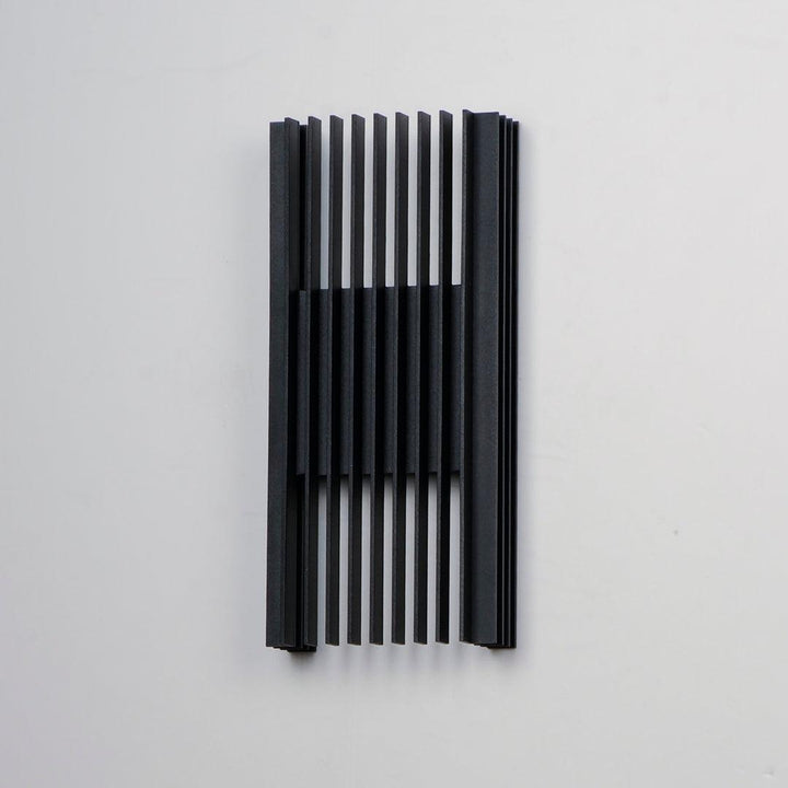 LED Black Aluminum Frame Outdoor Wall Sconce - LV LIGHTING
