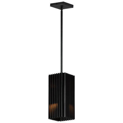 LED Black Aluminum Frame Outdoor Pendant - LV LIGHTING