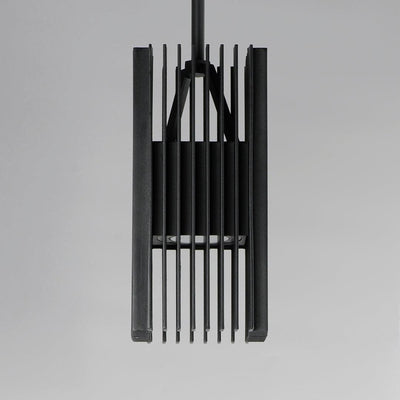 LED Black Aluminum Frame Outdoor Pendant - LV LIGHTING