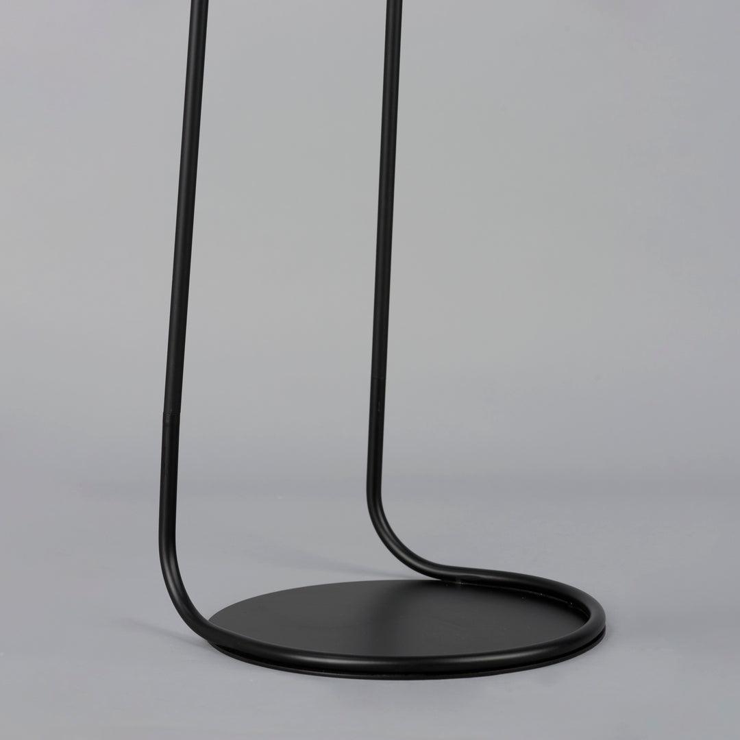 Black with White Dot Open Hole Shade Floor Lamp - LV LIGHTING