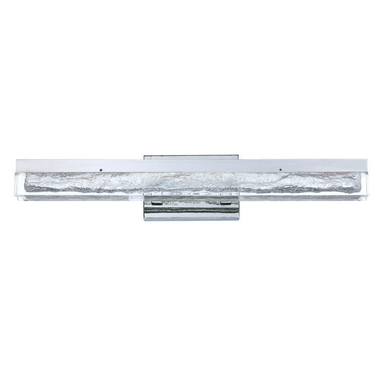 LED Aluminum Frame with Ice Acrylic Glass Vanity Light - LV LIGHTING