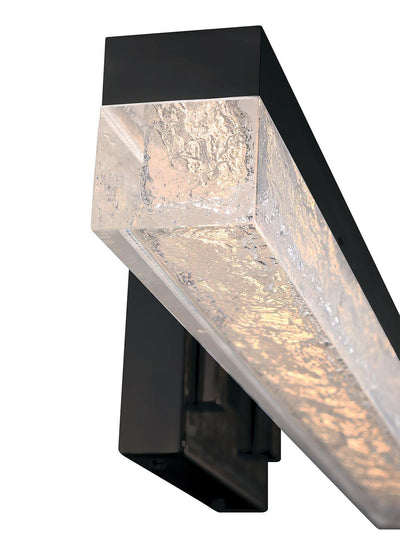 LED Aluminum Frame with Ice Acrylic Glass Vanity Light - LV LIGHTING