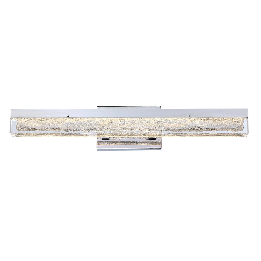 LED Aluminum Frame with Ice Acrylic Glass Vanity Light - LV LIGHTING