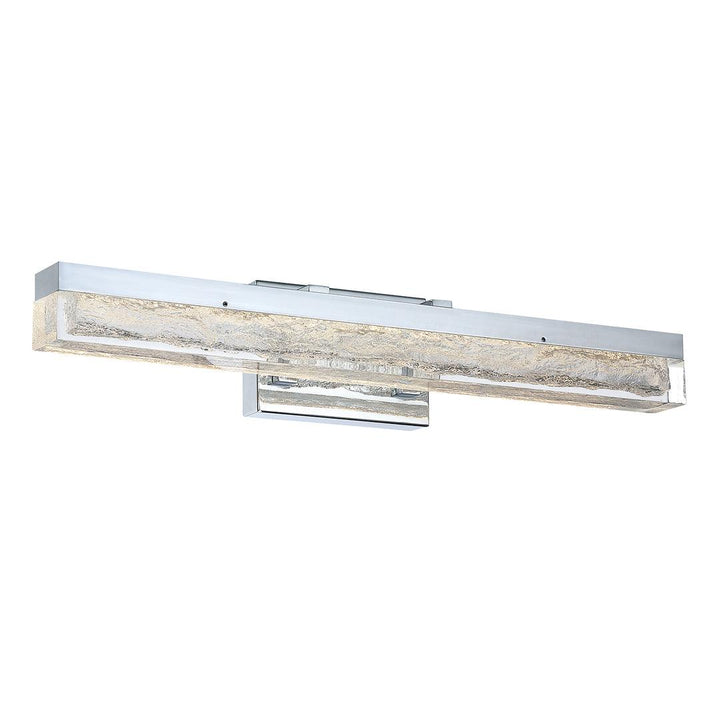 LED Aluminum Frame with Ice Acrylic Glass Vanity Light - LV LIGHTING