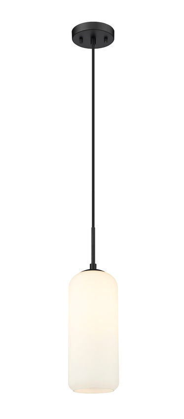 Steel Frame with Capsule Like Glass Shade Pendant