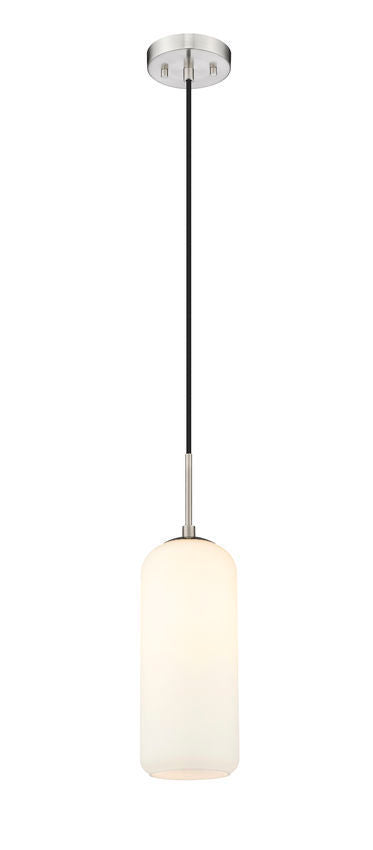 Steel Frame with Capsule Like Glass Shade Pendant