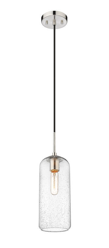 Steel Frame with Capsule Like Glass Shade Pendant